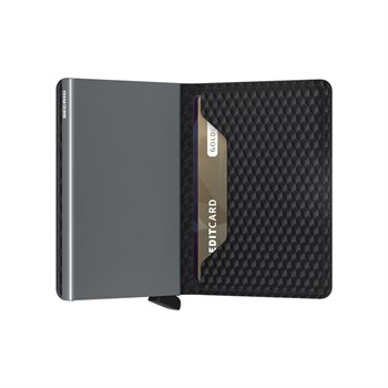 Secrid Slim Wallet Cubic Black & Titanium