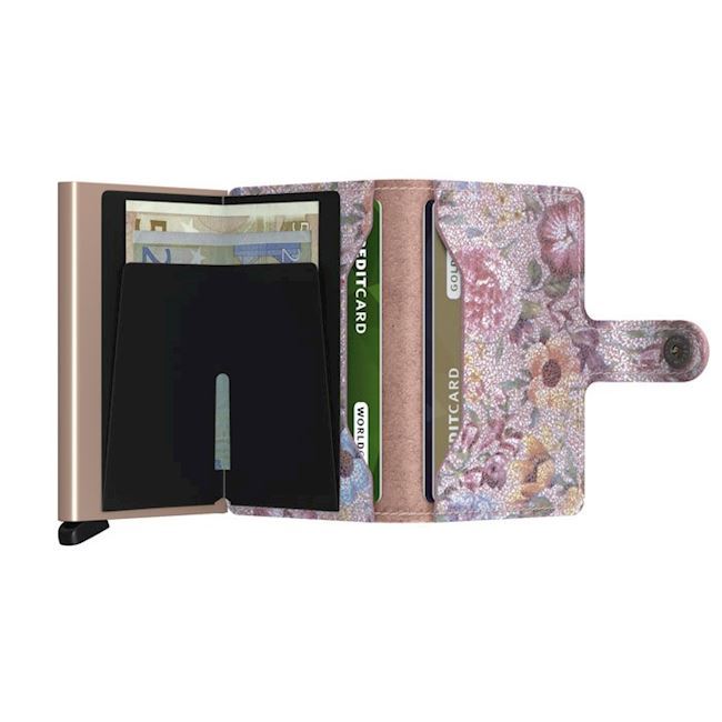 Secrid Mini Wallet Crisple Rose Floral Kortholder