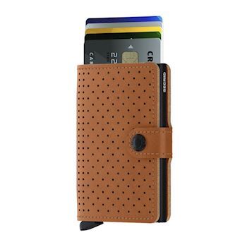 Secrid Mini Wallet Perforated Cognac Kortholder