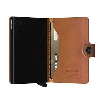 Secrid Mini Wallet Perforated Cognac Kortholder