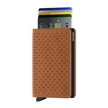 Secrid Slim Wallet Perforated Cognac Kortholder