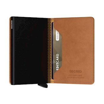 Secrid Slim Wallet Perforated Cognac Kortholder