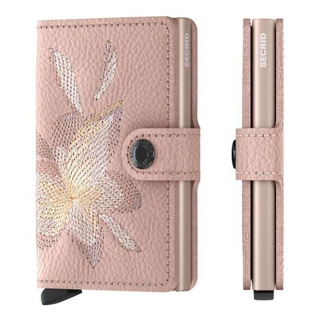 Secrid Mini Wallet Magnolia Rose Stitch