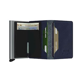 Secrid Slim Wallet Linea Navy Stitch