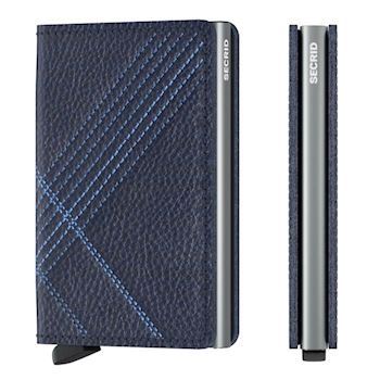 Secrid Slim Wallet Linea Navy Stitch