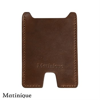 Matinique Kortholder Klassisk Dark Brown