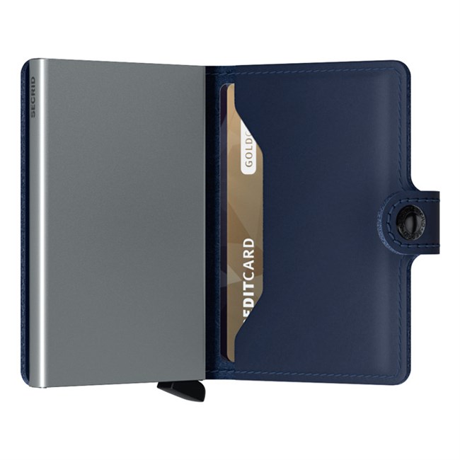 Secrid Mini Wallet Original Navy & Silver