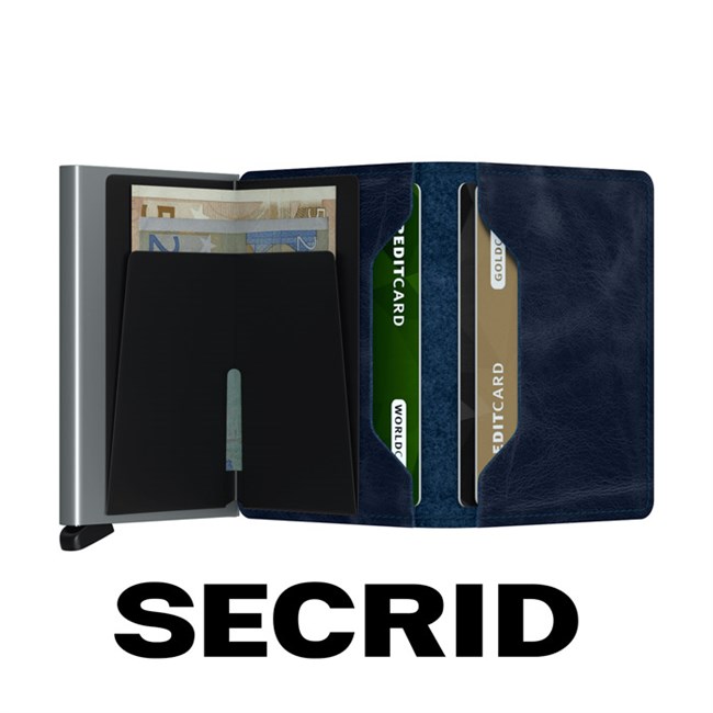Secrid Slim Wallet Vintage Blue