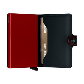 Secrid Mini Wallet Matte Black & Red