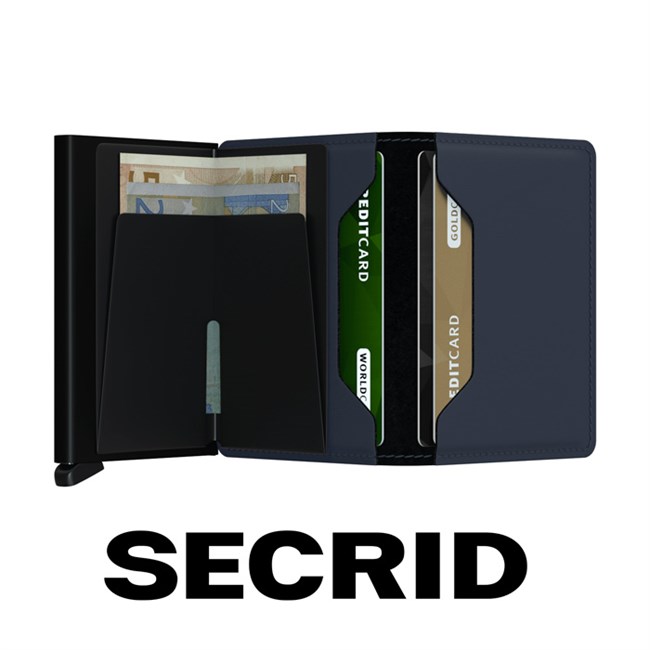 Secrid Slim Wallet Matte Night Blue