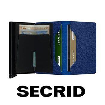 Secrid Slim Wallet Crisple Blue