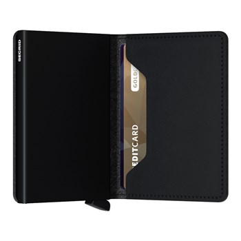 Secrid Slim Wallet Vegan Soft Touch Black