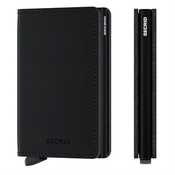 Secrid Slim Wallet Vegan Soft Touch Black