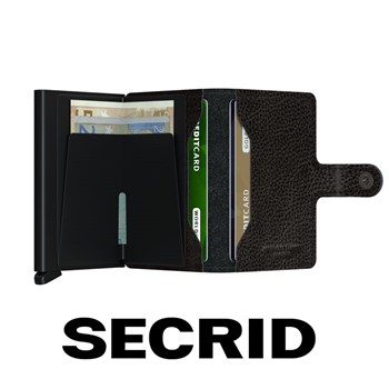 Secrid Mini Wallet Veg Black Kortholder