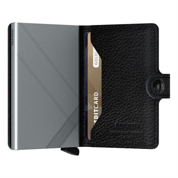 Secrid Mini Wallet Linea Stitch Black