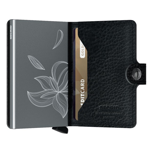 Secrid Mini Wallet Magnolia Black Stitch