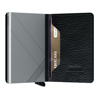 Secrid Slim Wallet Linea Black Stitch