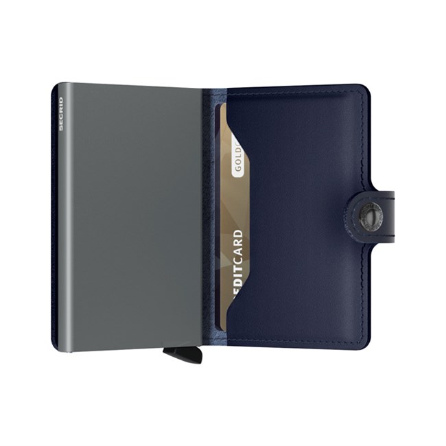 Secrid Mini Wallet Metallic Blue