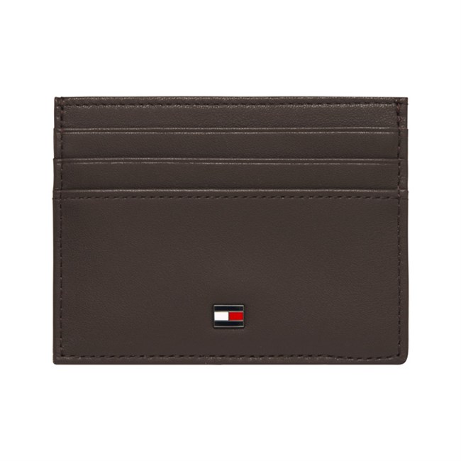 Tommy Hilfiger Kortholder Essential Brunt Læder