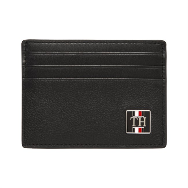 Tommy Hilfiger Kortholder Monogram Collection Sort Læder