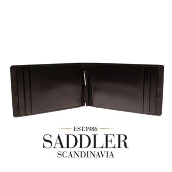 Saddler Pistoria Kortholder med seddelclip Sort