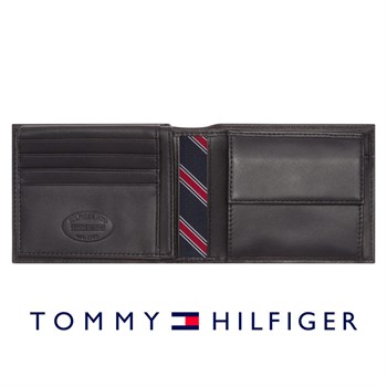 Tommy Hilfiger Pung ETON Flap & Møntrum Sort