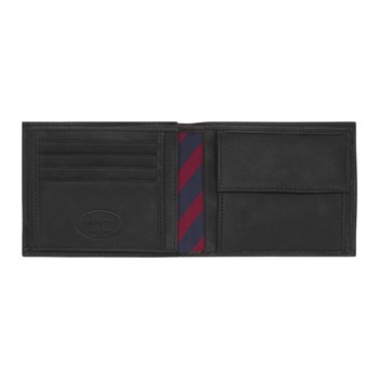 Tommy Hilfiger Pung Johnson Trifold Sort Rummelig Herrepung