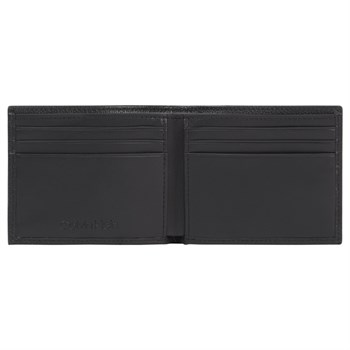 Calvin Klein Kortholder Pung Bifold 6 CC Sort Læder