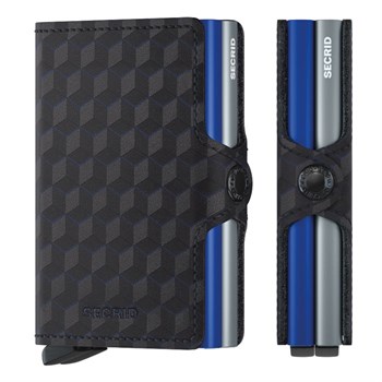 Secrid Twin Wallet Optical Titanium Blue