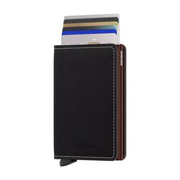 Secrid Slim Wallet Saffiano Brown 