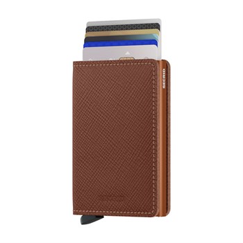 Secrid Slim Wallet Saffiano Caramel