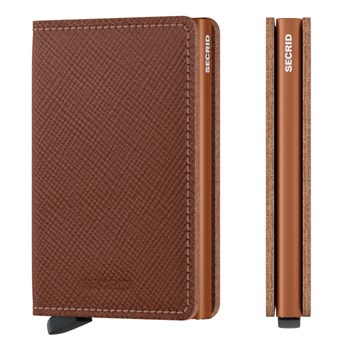 Secrid Slim Wallet Saffiano Caramel