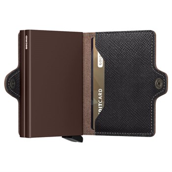 Secrid Twin Wallet Saffiano Brown