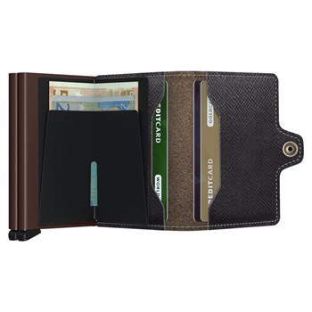 Secrid Twin Wallet Saffiano Brown