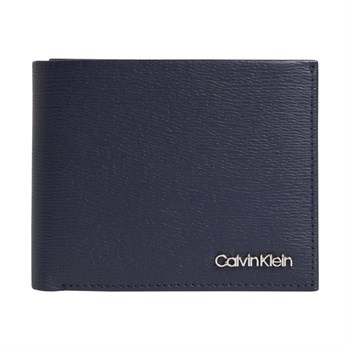 Calvin Klein Pung Minimalism Bifold Blå