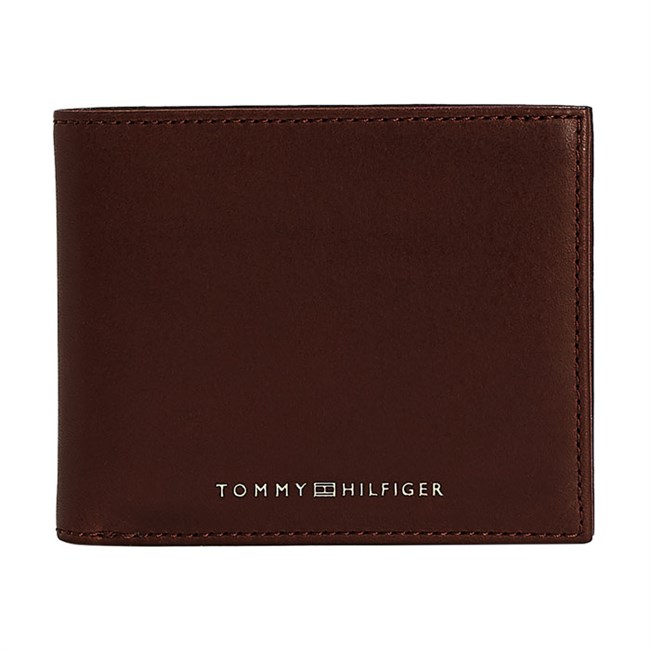 Gaveæske Kortholder & Pung Brunt Læder Tommy Hilfiger 
