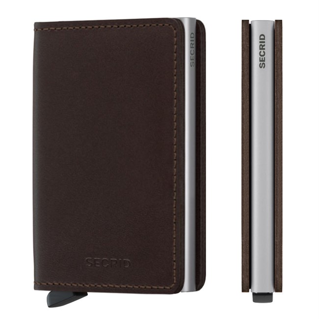 Secrid Slim Wallet Original Dark Brown