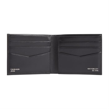 Calvin Klein Printet Mono Bifold Kortholder Sort