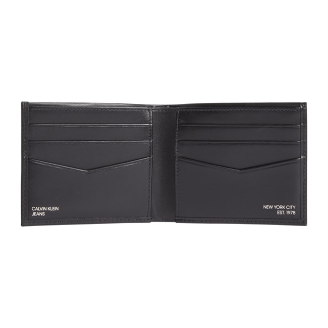 Calvin Klein Printet Mono Bifold Kortholder Sort