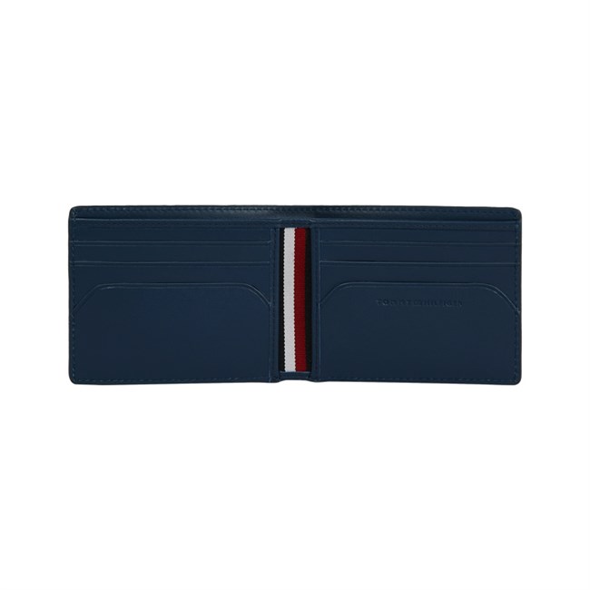 Kortholder Pung Tommy Hilfiger Business Monogram Mini CC Blå