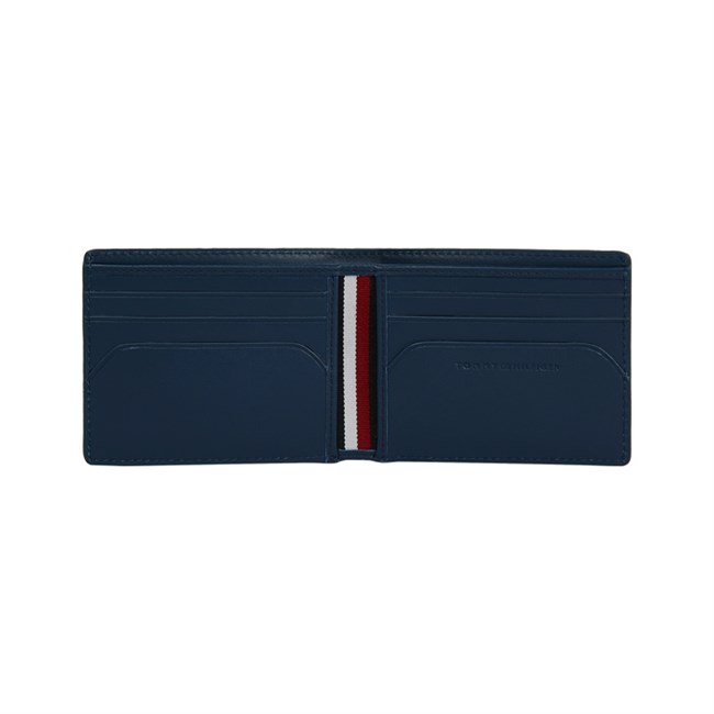 Kortholder Pung Tommy Hilfiger Business Monogram Mini CC Blå