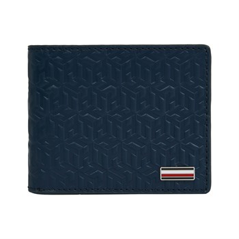 Kortholder Pung Tommy Hilfiger Business Monogram Mini CC Blå