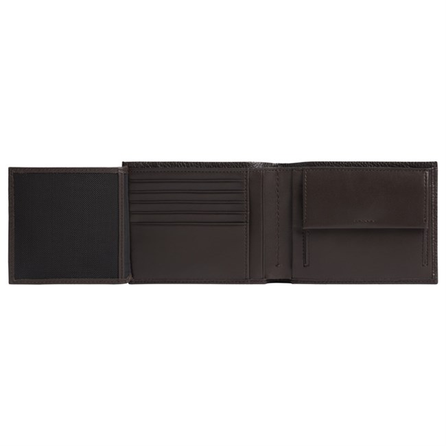 Calvin Klein Warmth Trifold CC W/Coin Dark Brown