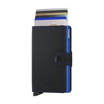 Secrid Mini Wallet Matte Black & Blue