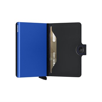 Secrid Mini Wallet Matte Black & Blue