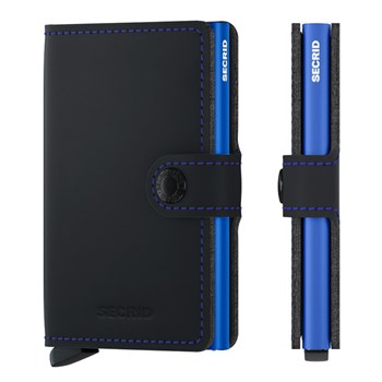 Secrid Mini Wallet Matte Black & Blue