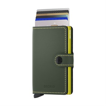 Secrid Mini Wallet Matte Green & Lime