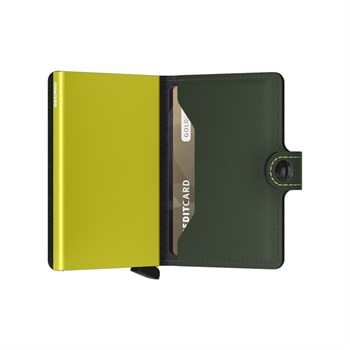 Secrid Mini Wallet Matte Green & Lime