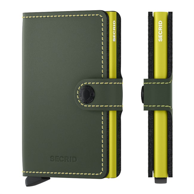 Secrid Mini Wallet Matte Green & Lime