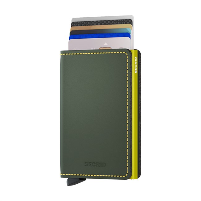 Secrid Slim Wallet Matte Green-Lime